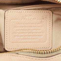 Coach Beige Leather Mini Bennett Satchel