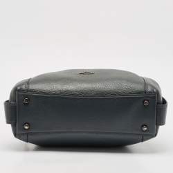 Pre Owned Coach Dark Green Leather Edie 31 Shoulder Bag