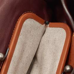 Coach Grey/Brown Leather Dinky Crossbody Bag