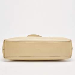 Pre Owned Coach Tan Leather Brooklyn 39 Shoulder Bag