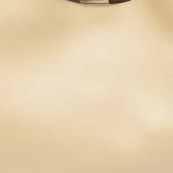 Pre Owned Coach Tan Leather Brooklyn 39 Shoulder Bag