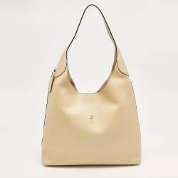 Pre Owned Coach Tan Leather Brooklyn 39 Shoulder Bag