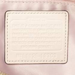 Coach Metallic Beige Leather Kristin Hobo