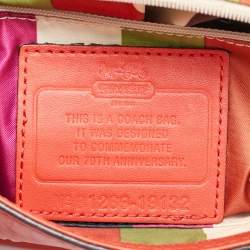 Coach Orange Leather Willis Legacy Saddle Crossbody Bag