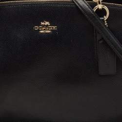 Coach Black Leather Large Christie Carryall Satchel
