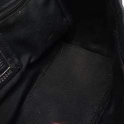 Coach Black Leather and Suede Faye Crossbody Bag