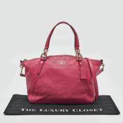 Coach Pink Leather Small Kelsey Satchel
