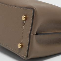 Coach Grey Leather Willow Bucket Bag
