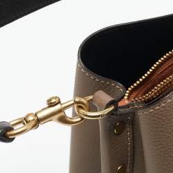 Coach Grey Leather Willow Bucket Bag