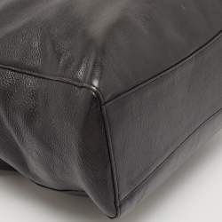 Coach Black Leather Town Tote