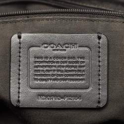 Coach Black Leather Town Tote