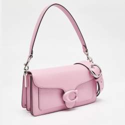 Pre Owned Coach Pink Leather Tabby 26 Shoulder Bag
