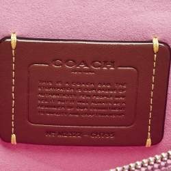 Pre Owned Coach Pink Leather Tabby 26 Shoulder Bag