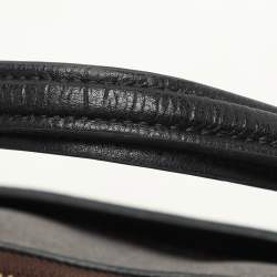 Coach Brown Signature Coated Canvas Ava Chain Tote