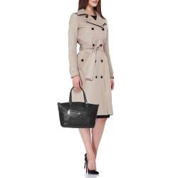 Coach Black Leather Prairie Satchel