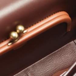 Pre Owned Coach Black Signature Embossed Leather Dinky Crossbody Bag