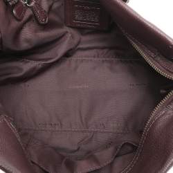 Coach Burgundy Leather Fulton Satchel