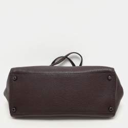 Coach Burgundy Leather Fulton Satchel