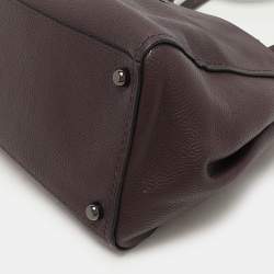Coach Burgundy Leather Fulton Satchel