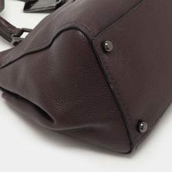 Coach Burgundy Leather Fulton Satchel
