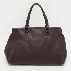 Coach Burgundy Leather Fulton Satchel