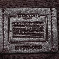 Coach Burgundy Leather Fulton Satchel
