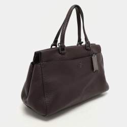 Coach Burgundy Leather Fulton Satchel