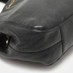 Coach Black Leather Ashley Hobo