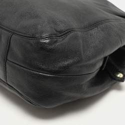 Coach Black Leather Ashley Hobo