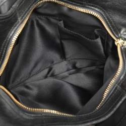 Coach Black Leather Ashley Hobo