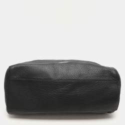 Pre Owned حقيبة كوتش سحاب ثلاثي كاثرين جلد حمراء