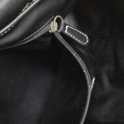 Coach Beige/Black Canvas and Leather Baguette Shoulder Bag
