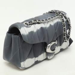 Coach Grey Tie Dye Leather Tabby 20 Shoulder Bag