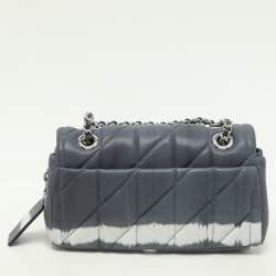 Coach Grey Tie Dye Leather Tabby 20 Shoulder Bag
