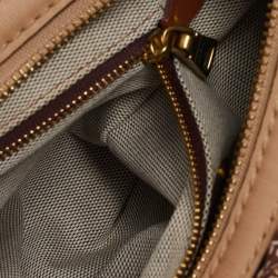 Coach Beige Signature Leather Rogue Tote