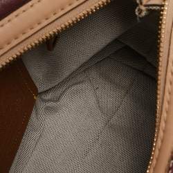 Coach Beige Signature Leather Rogue Tote