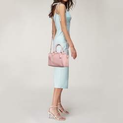 Coach Pink Leather Mini Bennett Satchel