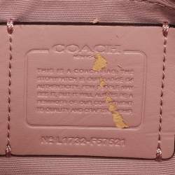 Coach Pink Leather Mini Bennett Satchel