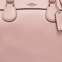 Coach Pink Leather Mini Bennett Satchel