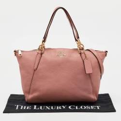 Coach Blush Pink Leather Small Kelsey Satchel