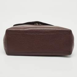 Coach Burgundy/Pink Leather Tammie Shoulder Bag