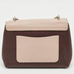 Coach Burgundy/Pink Leather Tammie Shoulder Bag