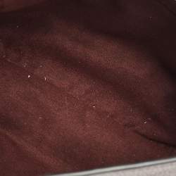 Coach Burgundy/Pink Leather Tammie Shoulder Bag