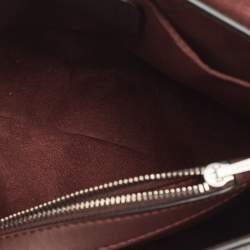 Coach Burgundy/Pink Leather Tammie Shoulder Bag