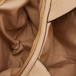 Coach Beige Leather Lexy Shoulder Bag