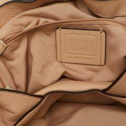 Coach Beige Leather Lexy Shoulder Bag
