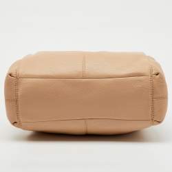 Coach Beige Leather Lexy Shoulder Bag