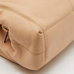 Coach Beige Leather Lexy Shoulder Bag