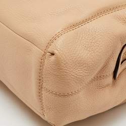 Coach Beige Leather Lexy Shoulder Bag