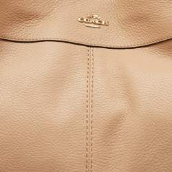 Coach Beige Leather Lexy Shoulder Bag